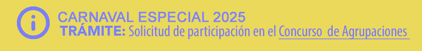 Banner Concurso agrupaciones Carnaval 2025