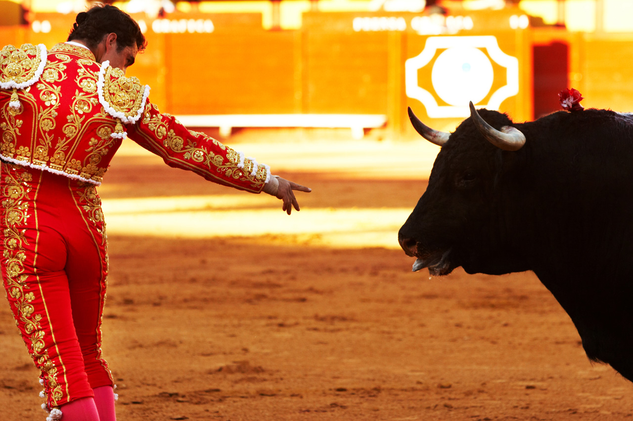 Corrida en la Plaza de Toros de Algeciras